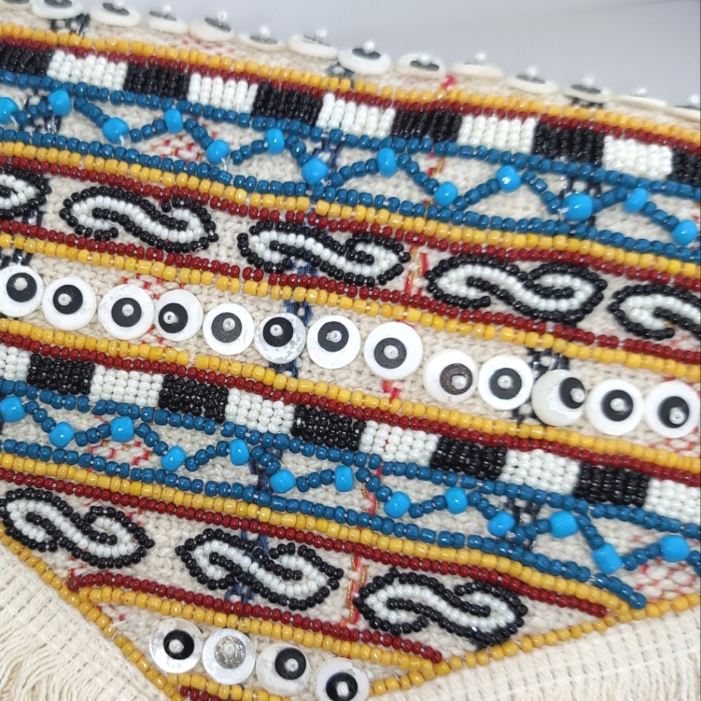 Roller Rabbit Beaded Envelope Clutch - Picture 9 of 16